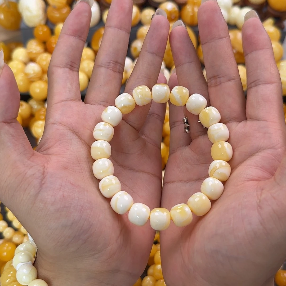 蜜蜡未镶嵌珠宝奇石同料12mm