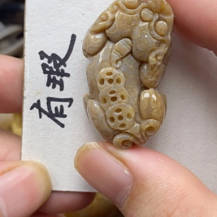 硅化珊瑚（珊瑚玉）未镶嵌颈饰