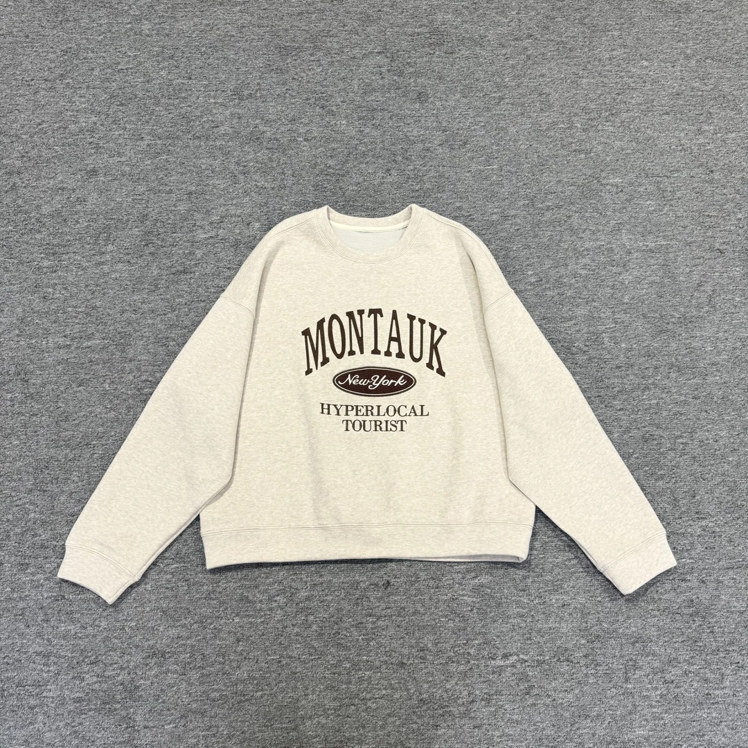 JW/静稳2025时尚休闲套头潮流长袖设计师款女装加绒卫衣5552190