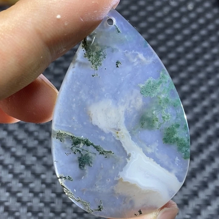 玛瑙/玉髓颈饰未镶嵌绿***湾