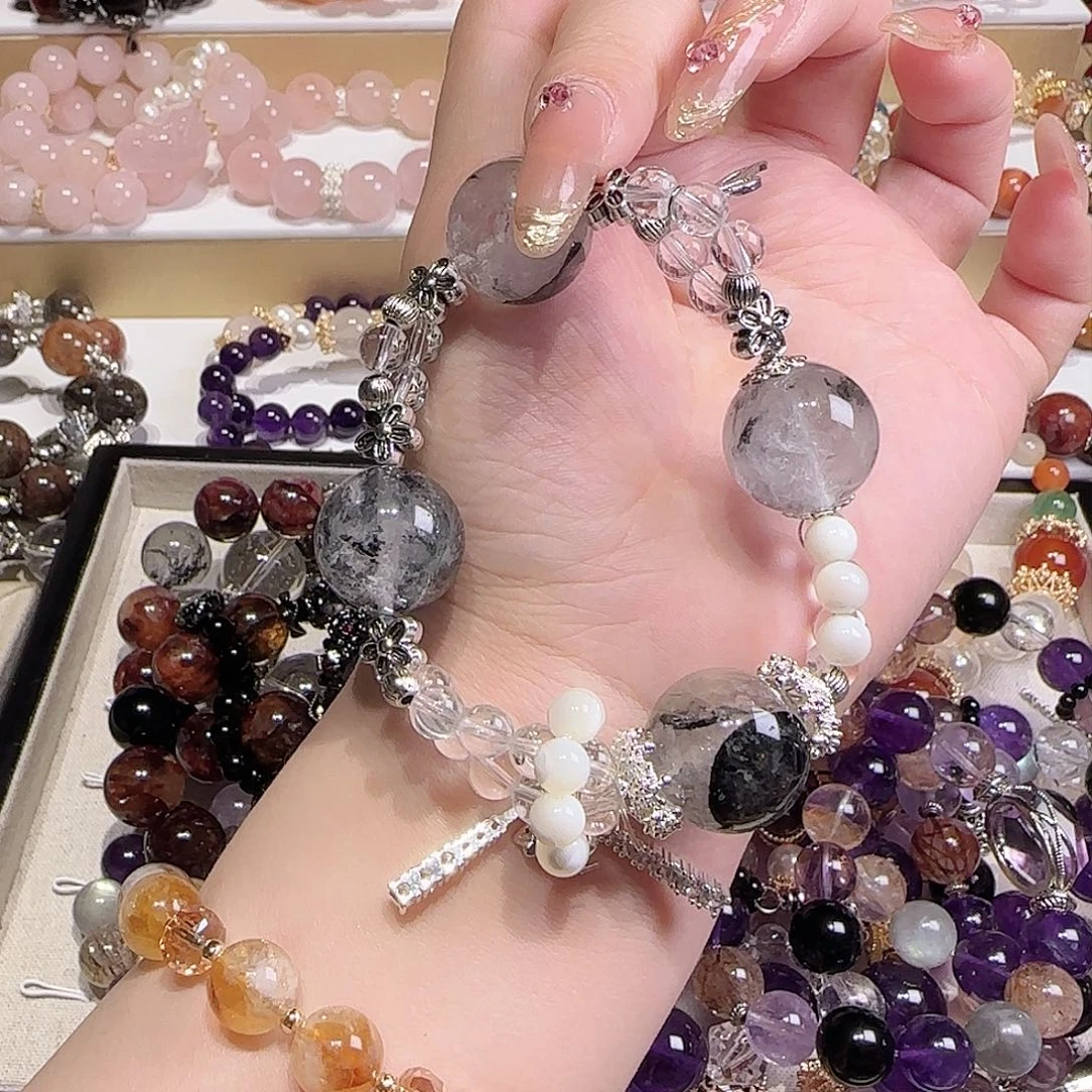 水晶手链未镶嵌吧