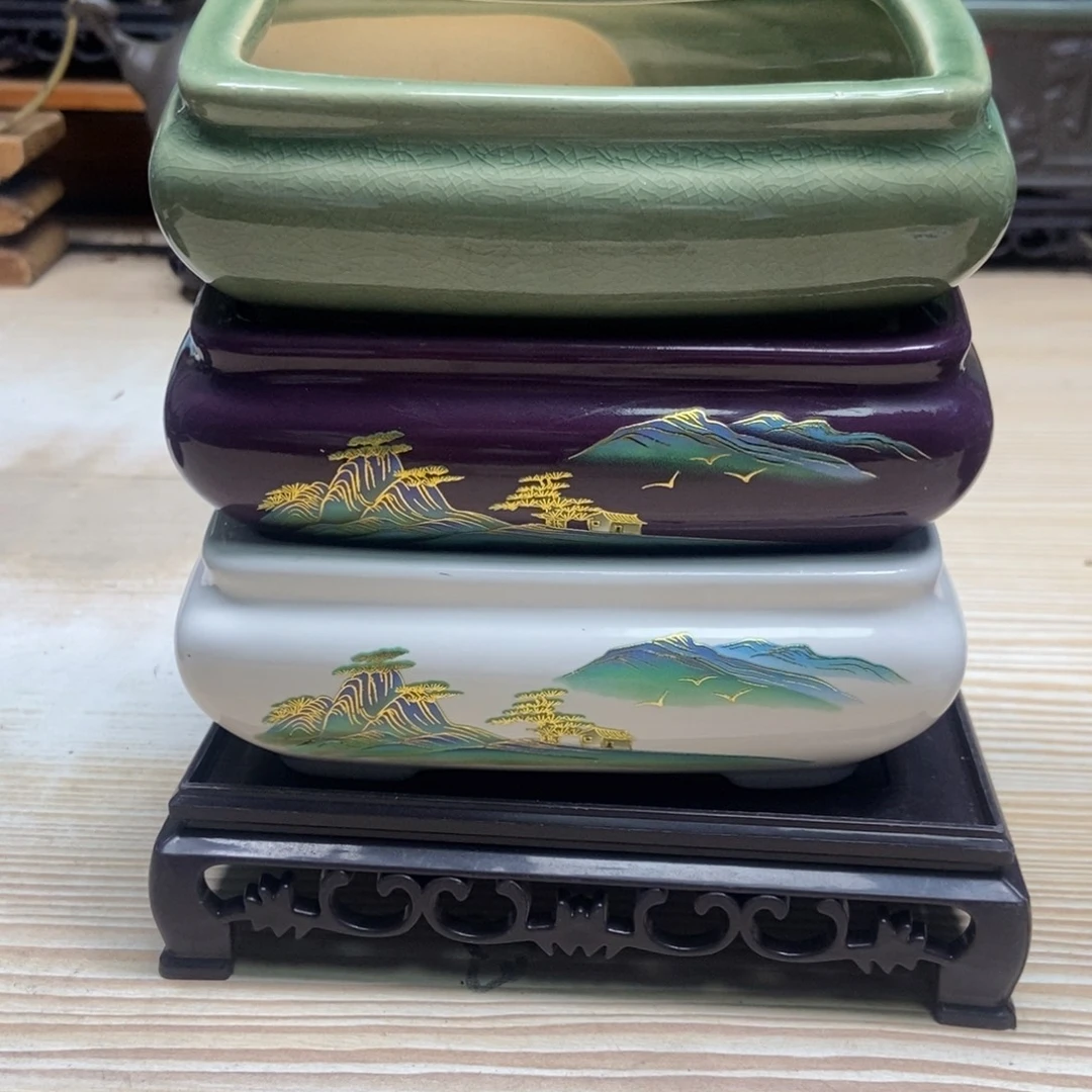 瓷片陶瓷花盆陶瓷艺术