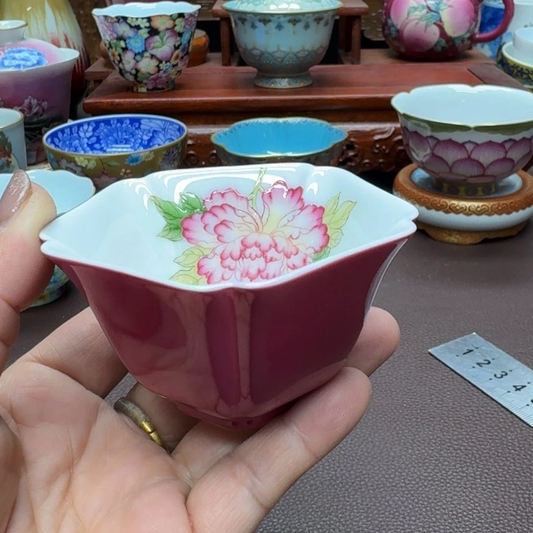 瓷片景德镇仿古手工制作精品展示