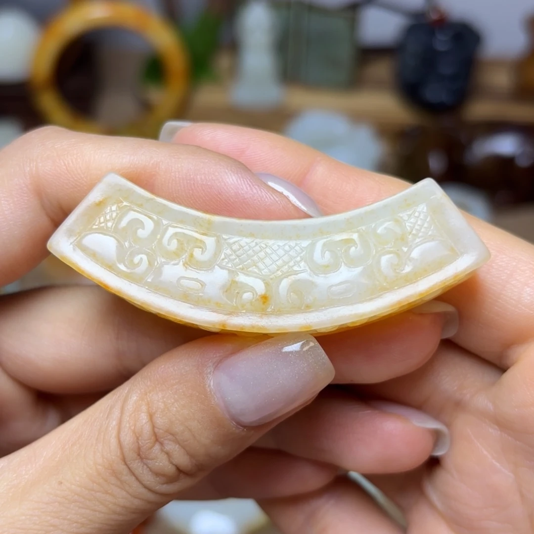 老***六和田玉未镶嵌吊坠(不含链)