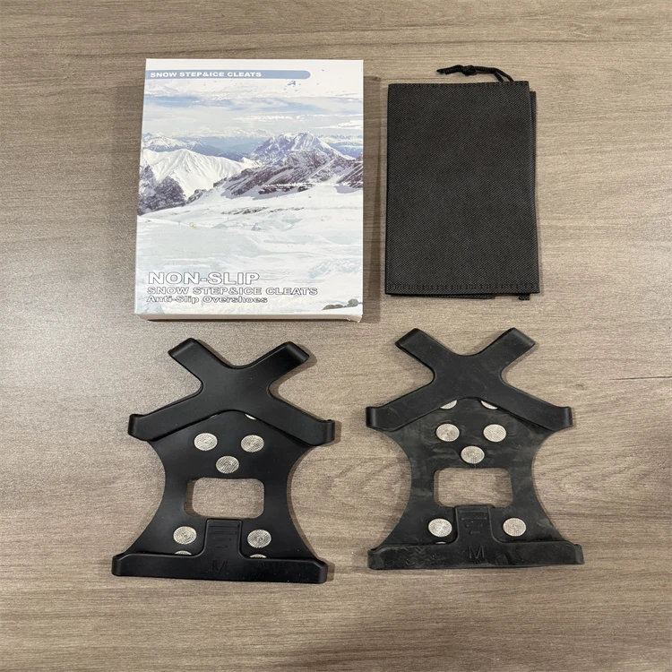 雪地冰面防滑防摔冰爪 304不锈钢10齿登山冰爪