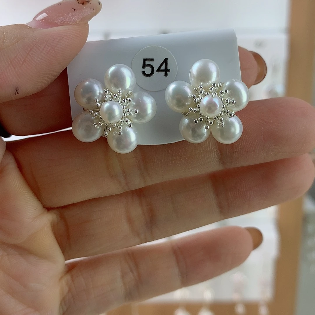 未镶嵌耳饰淡水珍珠