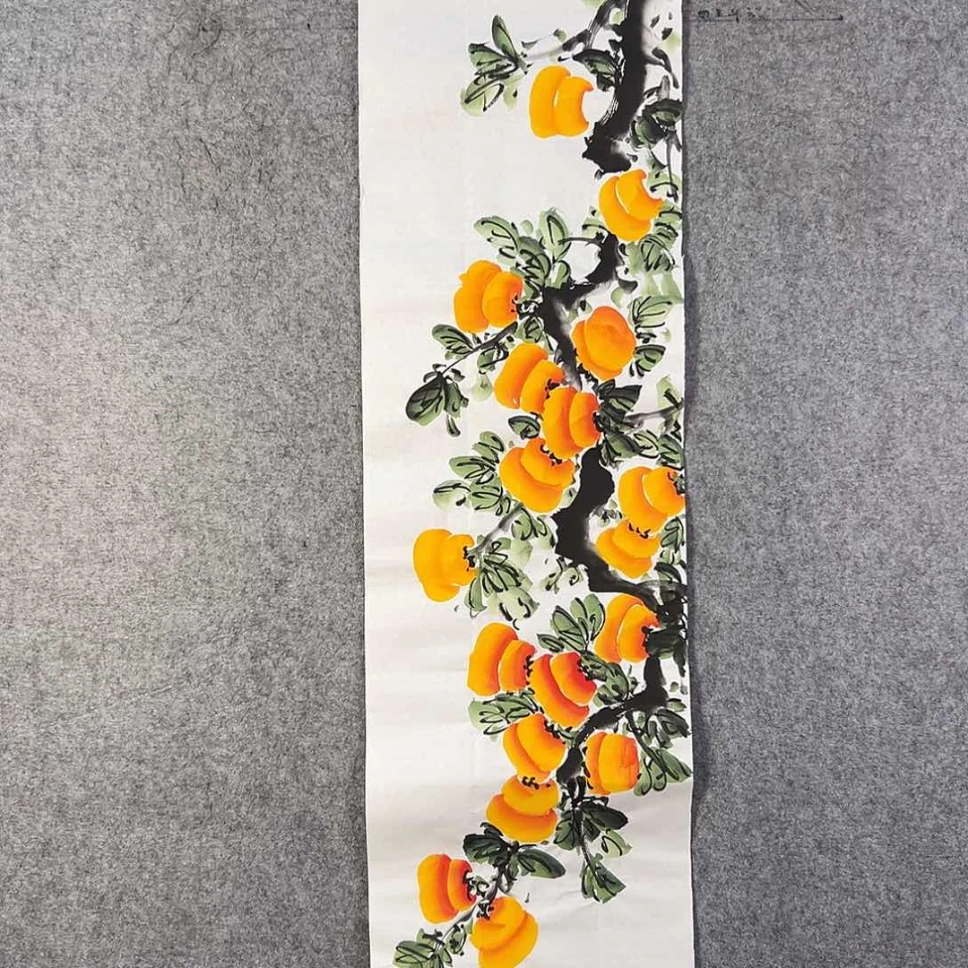国画107 花鸟和蝴蝶都在等待它飞