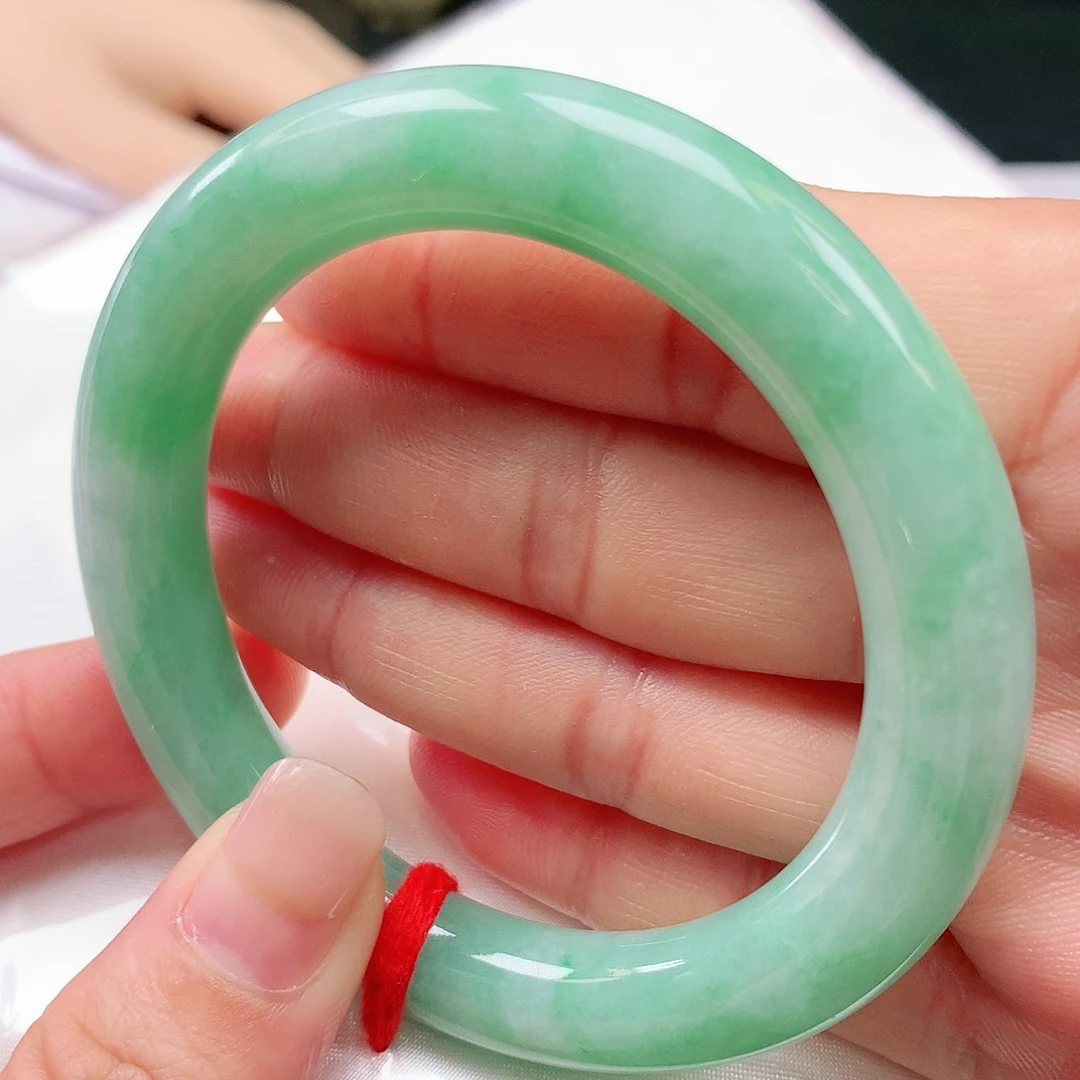 翡翠手镯未镶嵌54圈圆2256