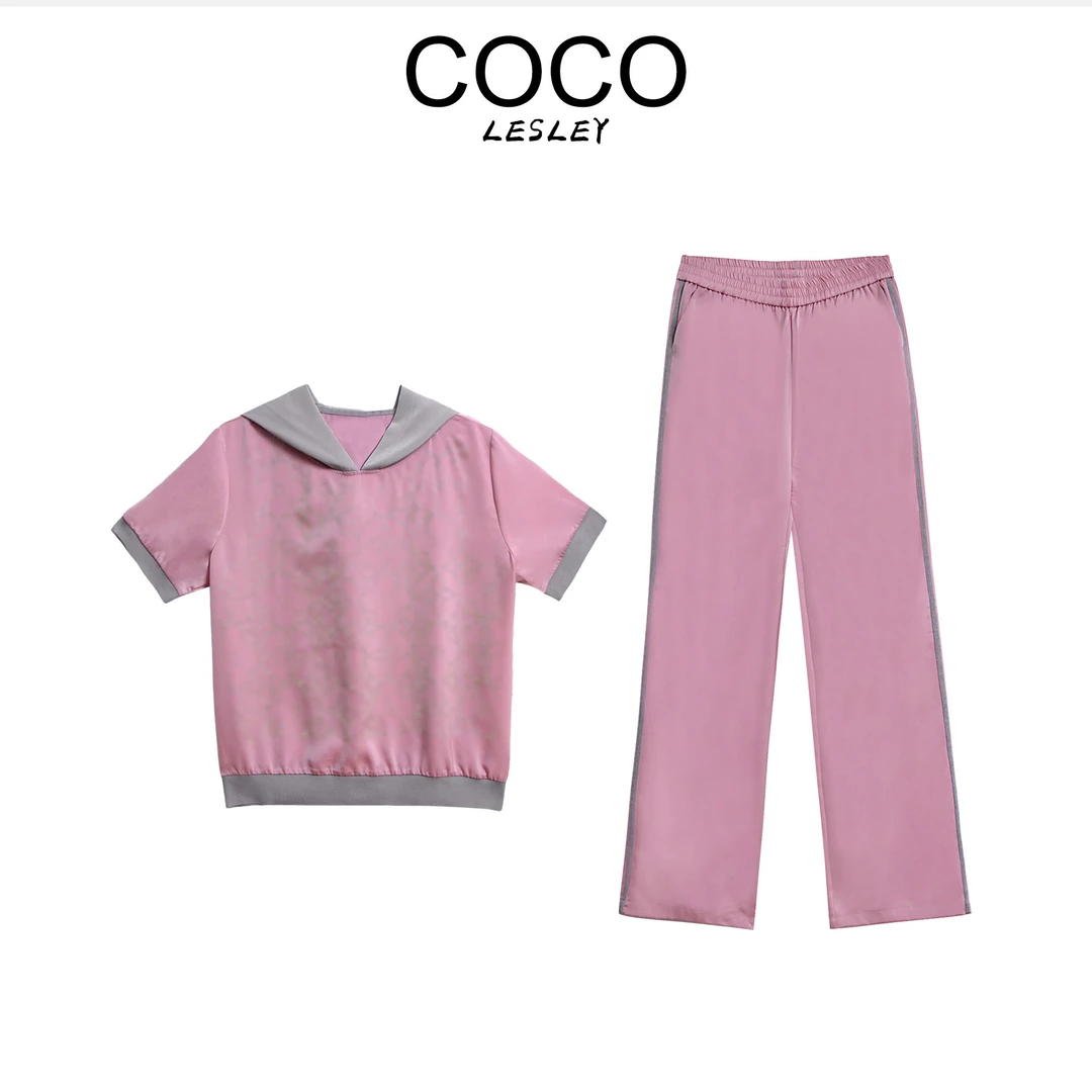 【COCOLESLEY】时尚套装运动女装气质夏季8734