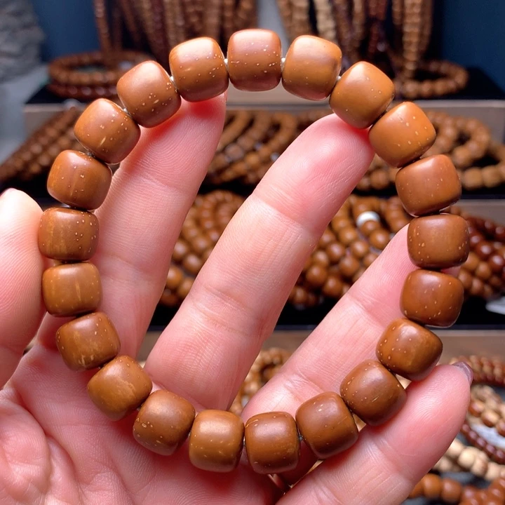 非金属木质紫金鼠11.5×10.5道珠老型单圈