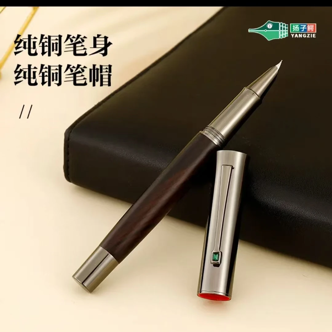 【新款特惠】扬子鳄1893黑檀木美工笔,祥云金美工笔,练字钢笔