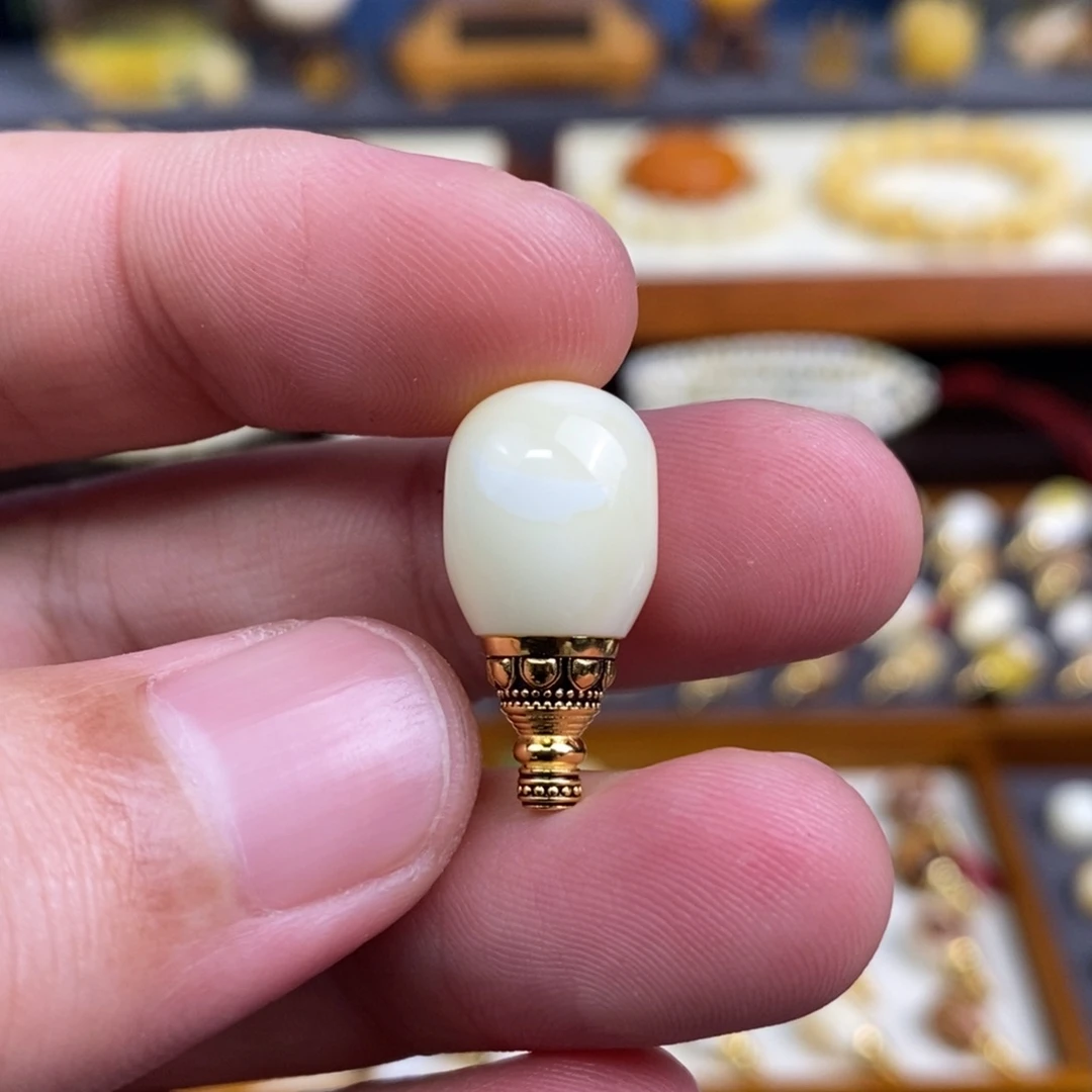 蜜蜡未镶嵌裸石配饰三通尺寸11.5