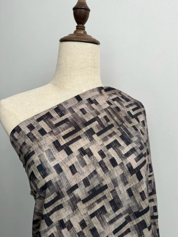 新款【迷宫踪影】连衣裙棉绸面料，不支持七天无理由，旗袍睡衣裤子