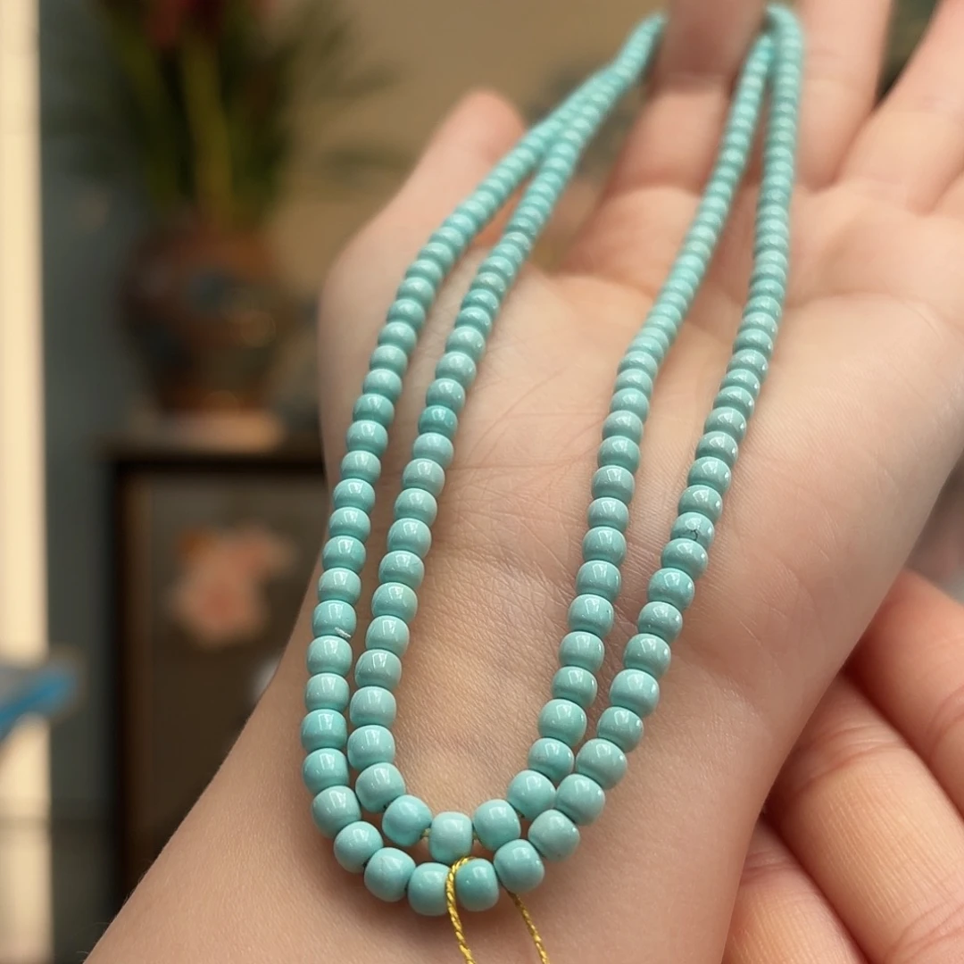 绿松石未镶嵌颈饰