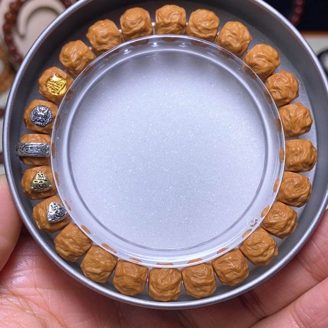 猴头核桃手串五标龙蛇之变尺寸10左右全品