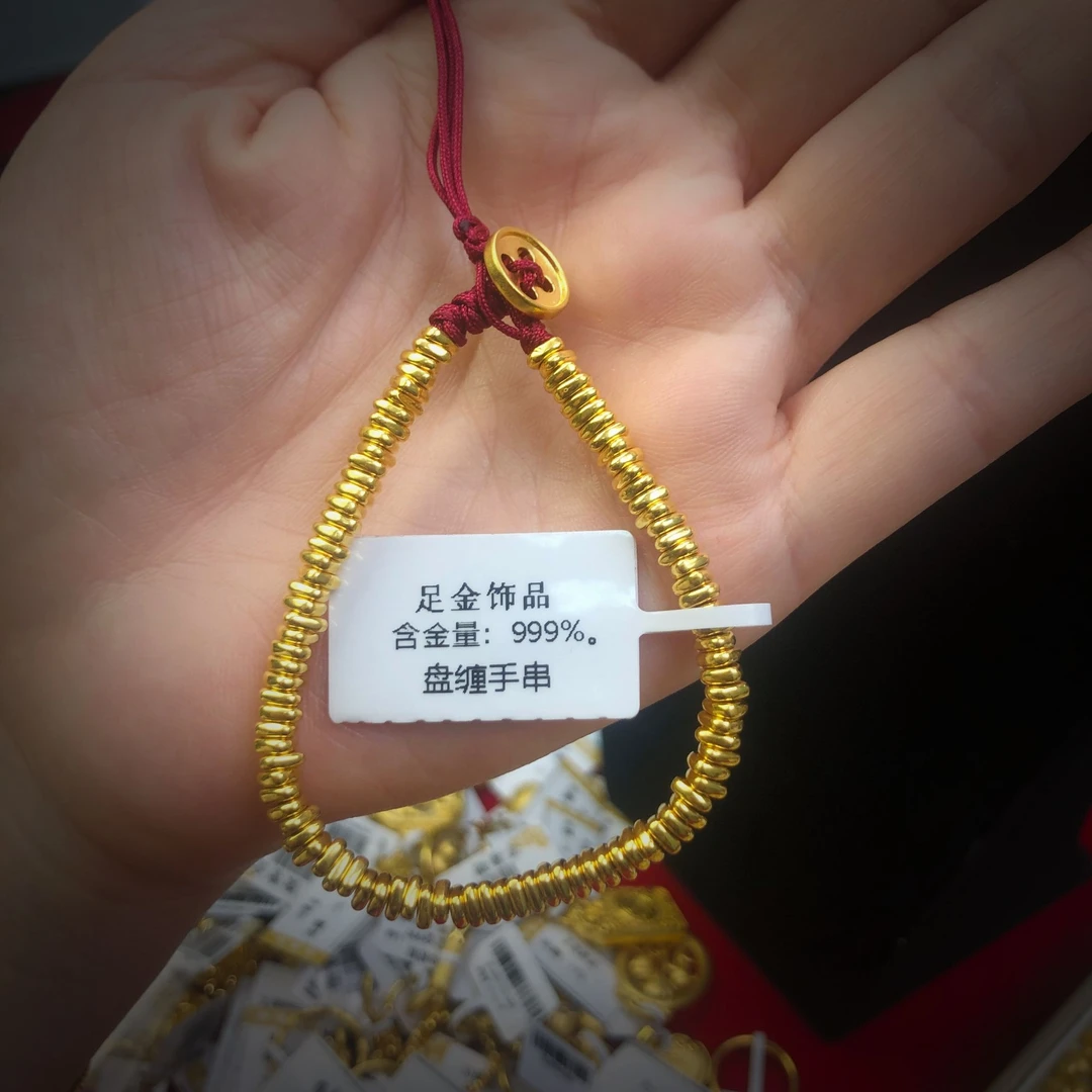 【澄澄严选】足金999盘缠手串时尚百搭丨3.2丨
