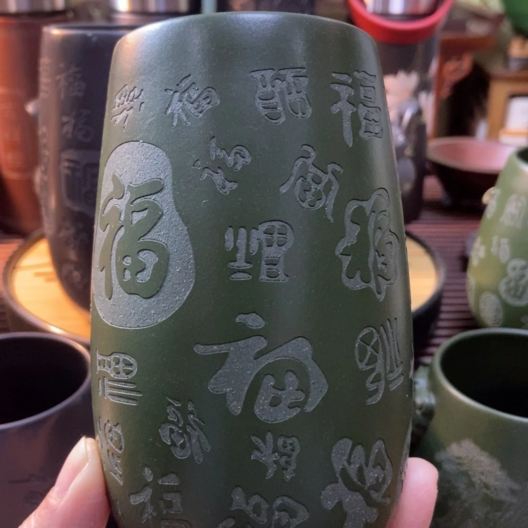 紫砂花盆紫砂笔筒