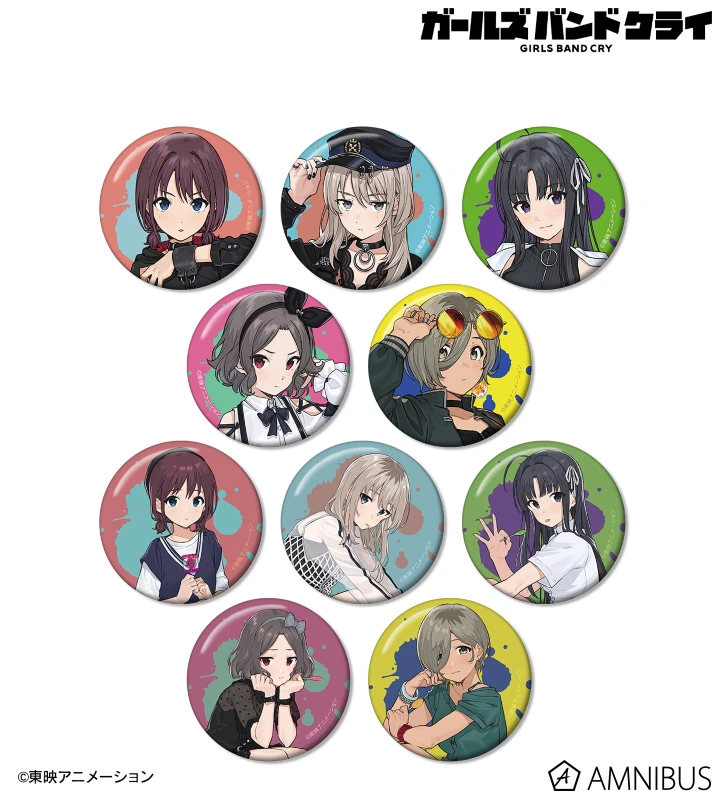 【拆盒】哭泣少女乐队 角色 徽章 A盒 潮玩盲盒