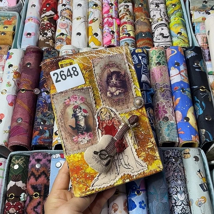 织绣A6 活页不加纸2648