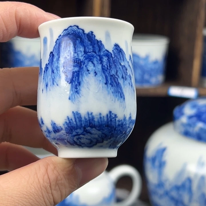 庞***傅杯溪山造物山水杯子
