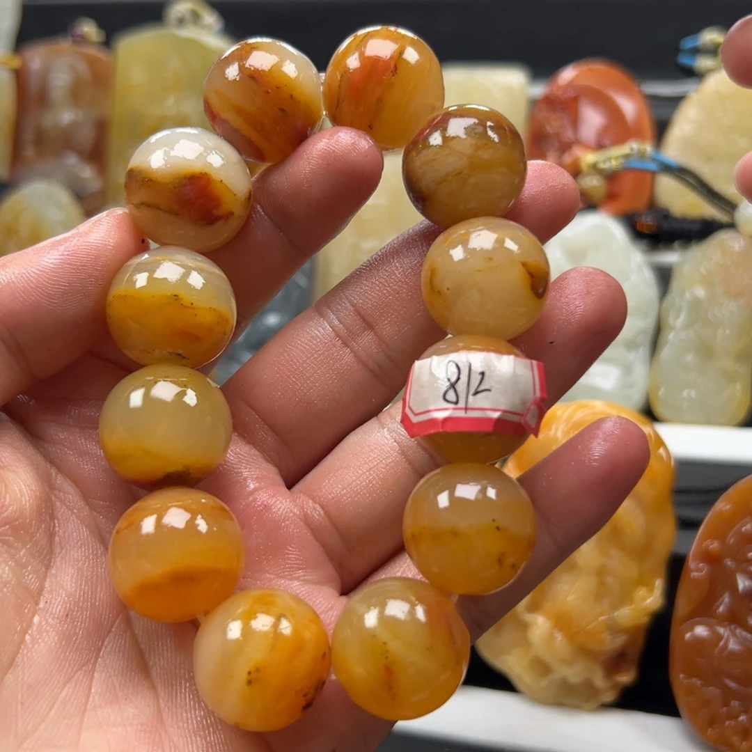 石英质玉(黄龙玉)未镶嵌多样性发货,发其一