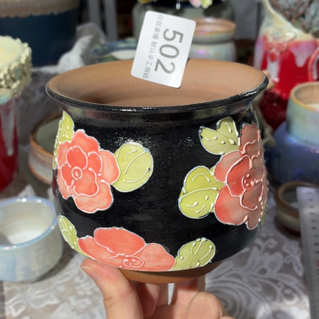 景德镇陶瓷花盆艺术