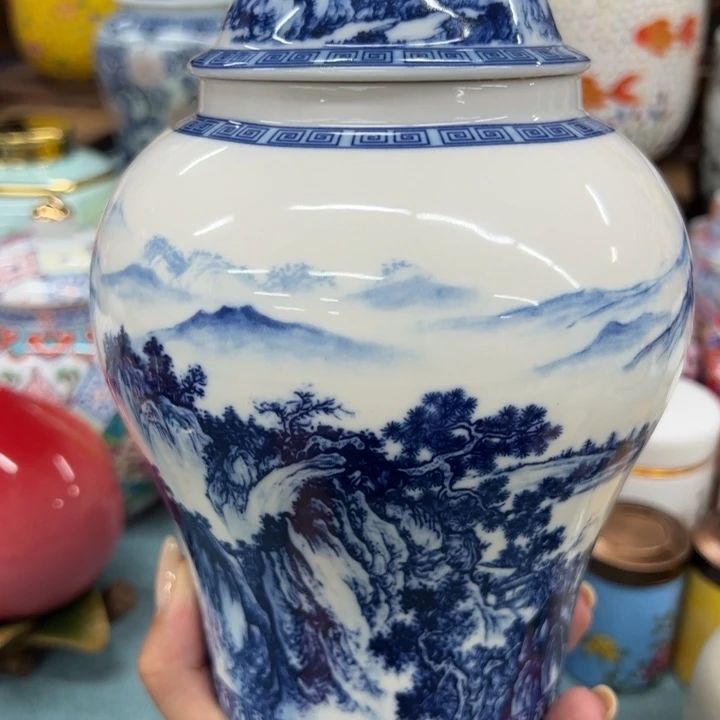 高端陶瓷茶叶密封罐