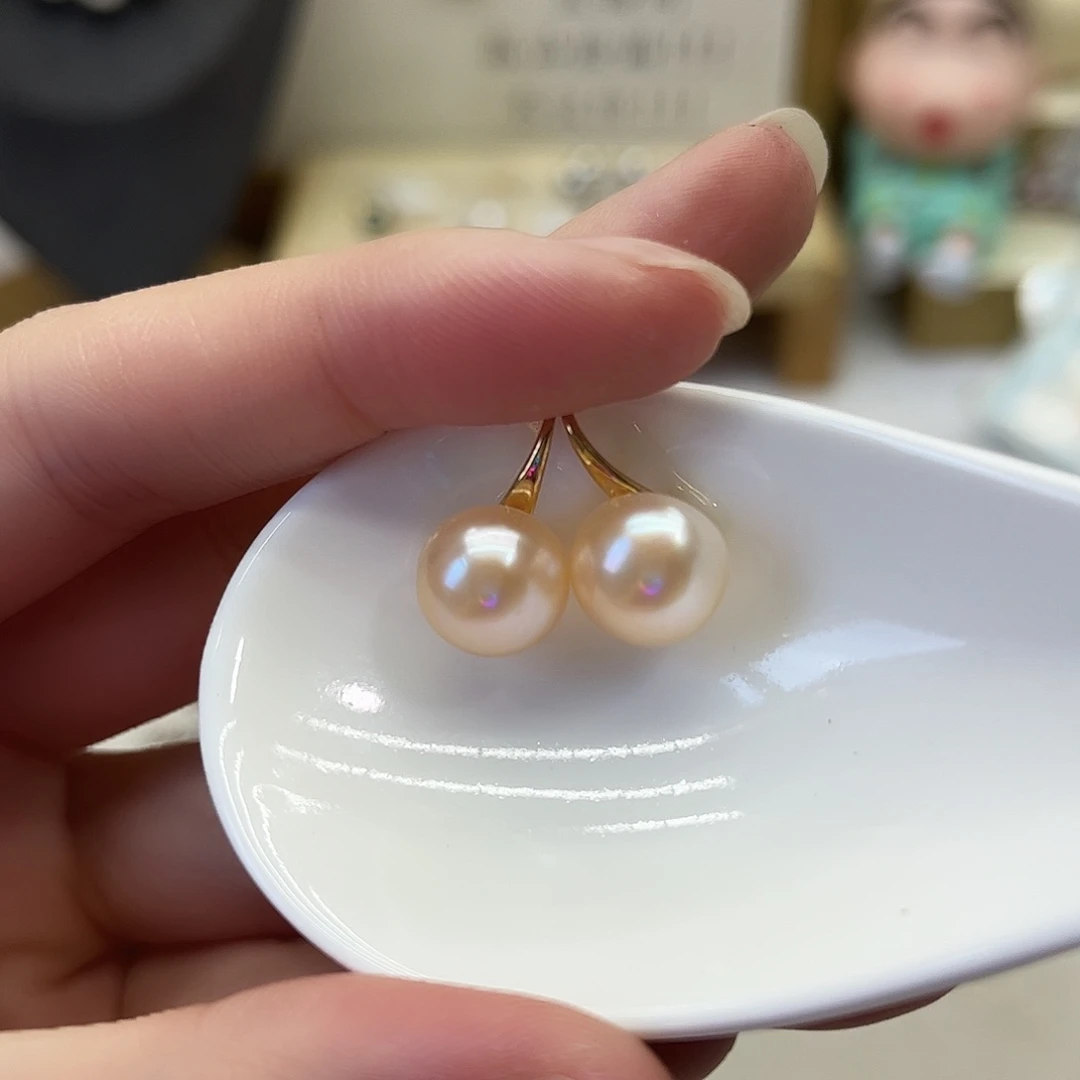 未镶嵌淡水珍珠耳饰