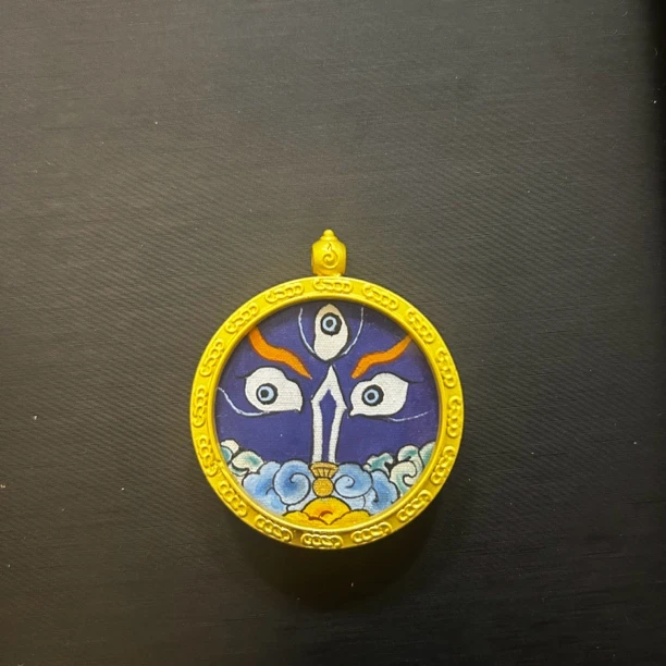 不动老师（鸡），矿物颜料纯手绘唐卡