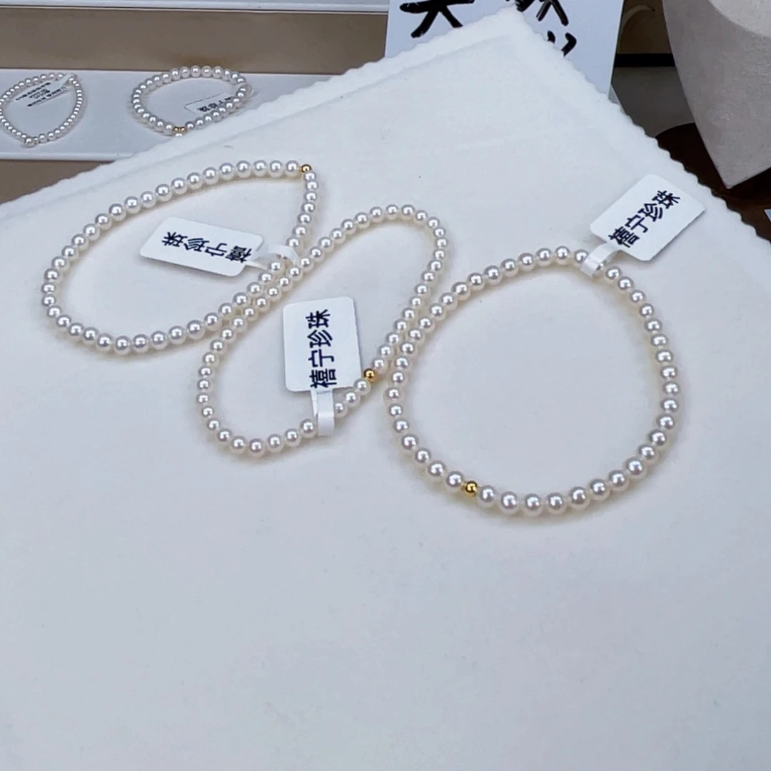 淡水珍珠手绳银S925镶嵌