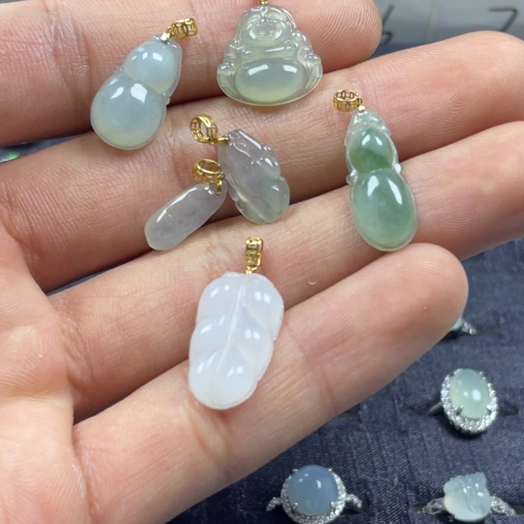 翡翠银S925镶嵌戒指