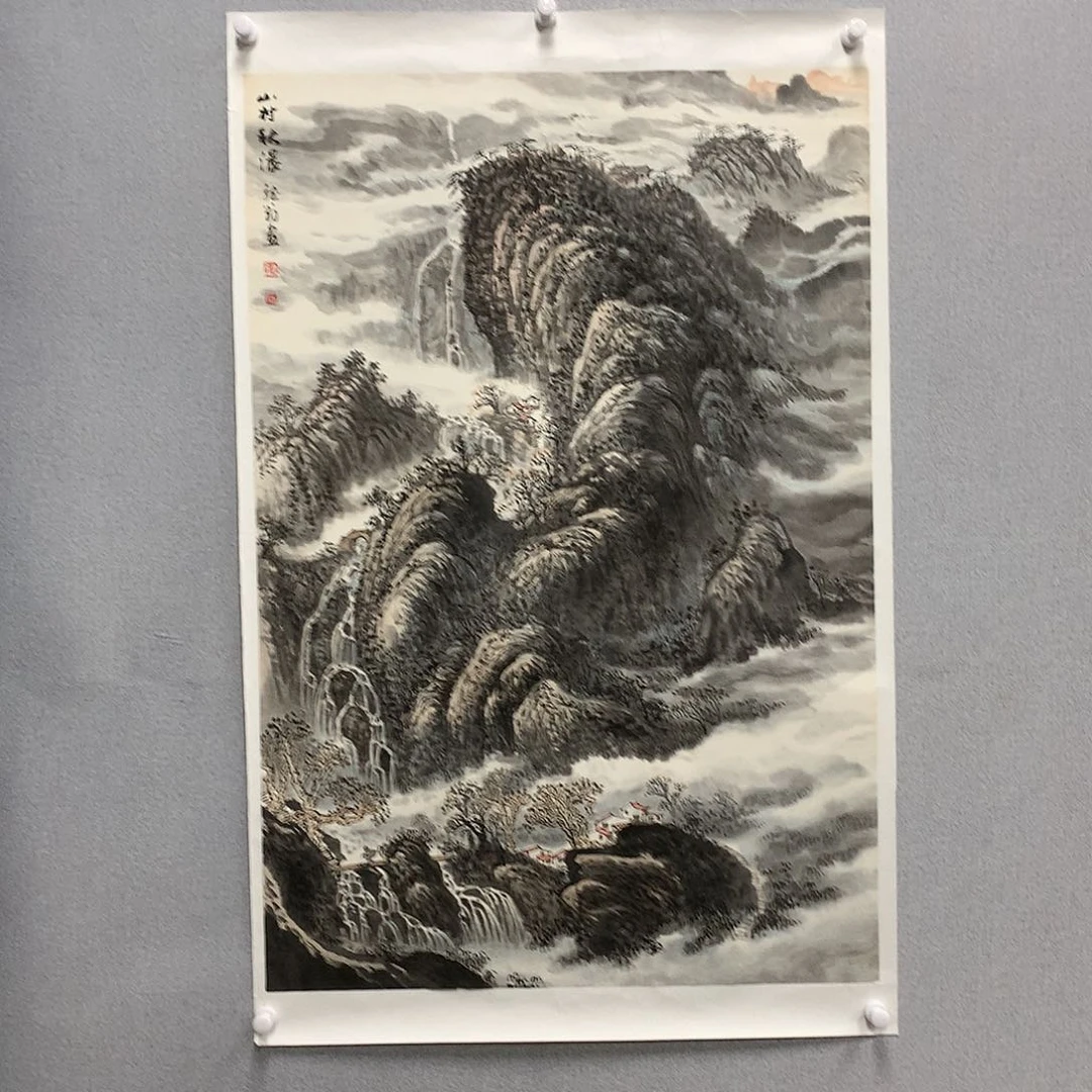 【闪购商品】国画叶金福69*103山水画