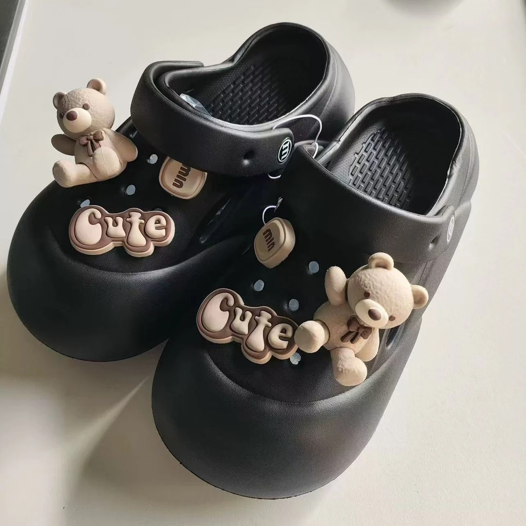 以凡推荐 小熊洞洞鞋