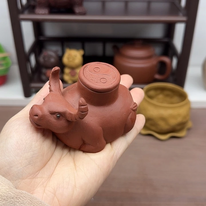 茶案紫砂牛转乾坤盖置