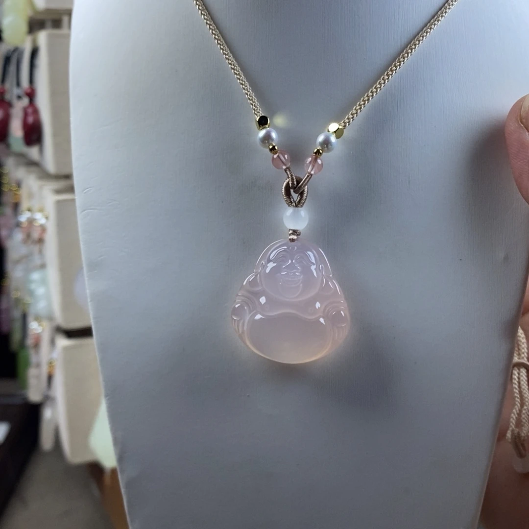 玛瑙/玉髓合金颈饰