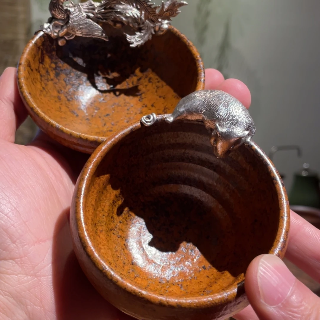 七***月足银凤凰鼠杯，顺丰快递