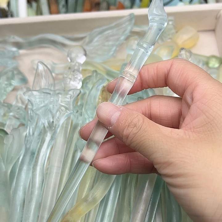 蛇纹石玉未镶嵌发簪
