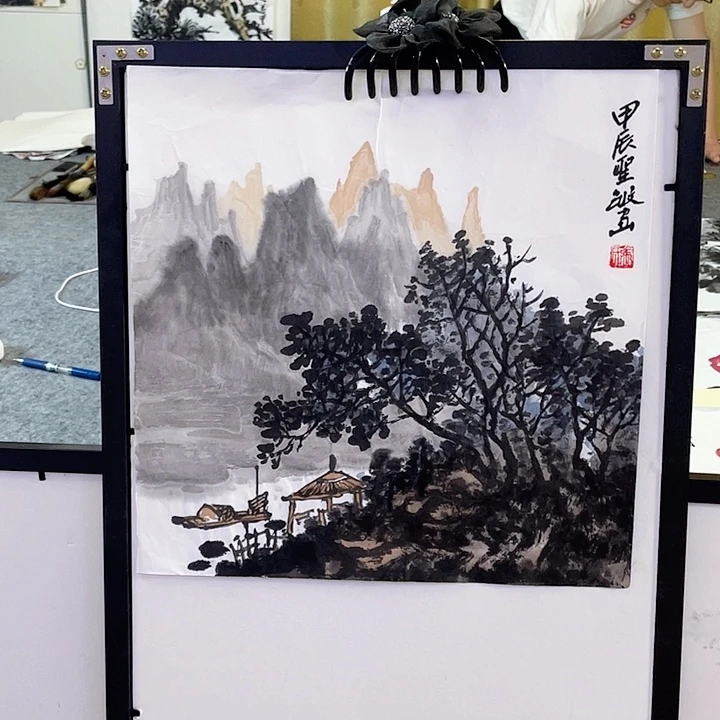 国画张圣敏先生纯手绘作品