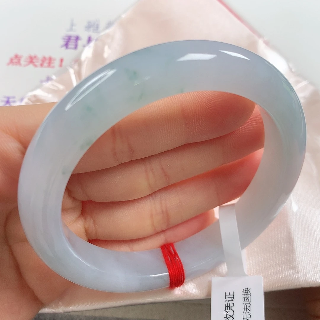翡翠手镯未镶嵌 正圈①⑦②