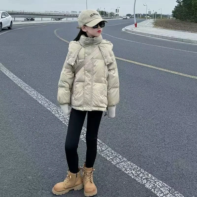 501069《熊不指定什么颜色》韩版儿童休闲百搭时尚保暖洋气羽绒服