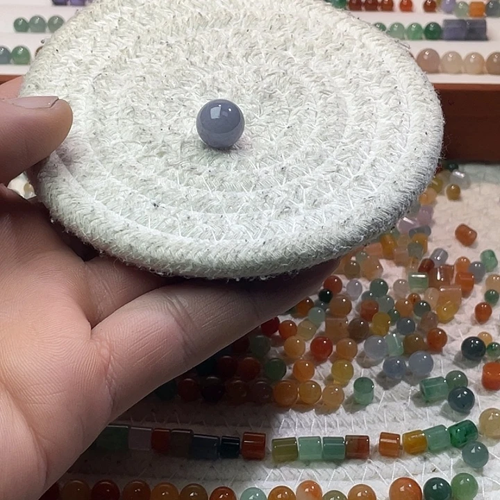 翡翠散珠未镶嵌定制翡翠卡12.2