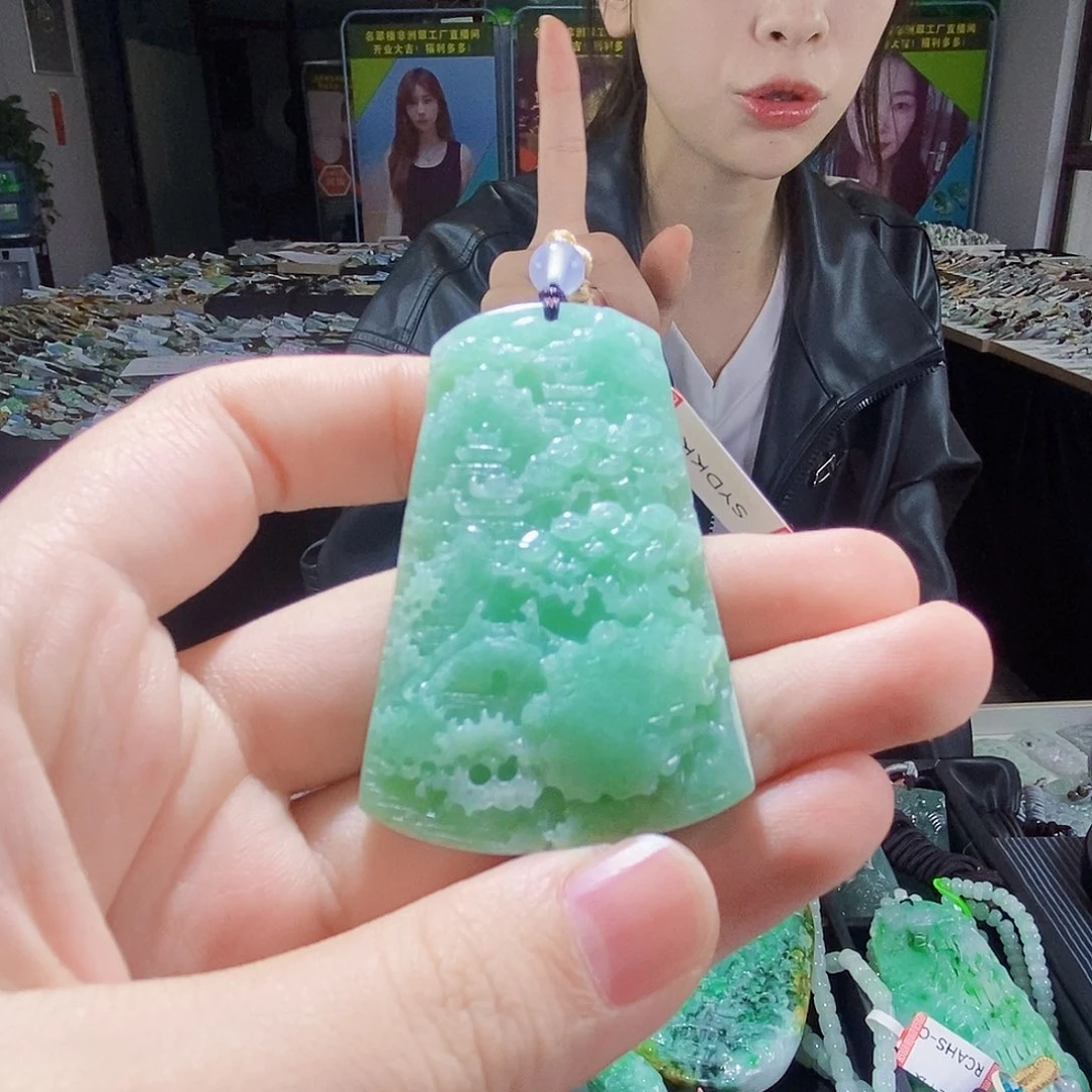 颈饰未镶嵌翡翠翡翠