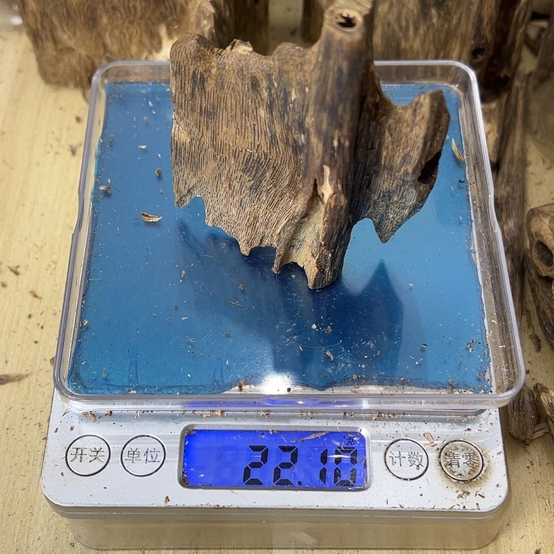 香料绿奇楠虫漏22克白棋