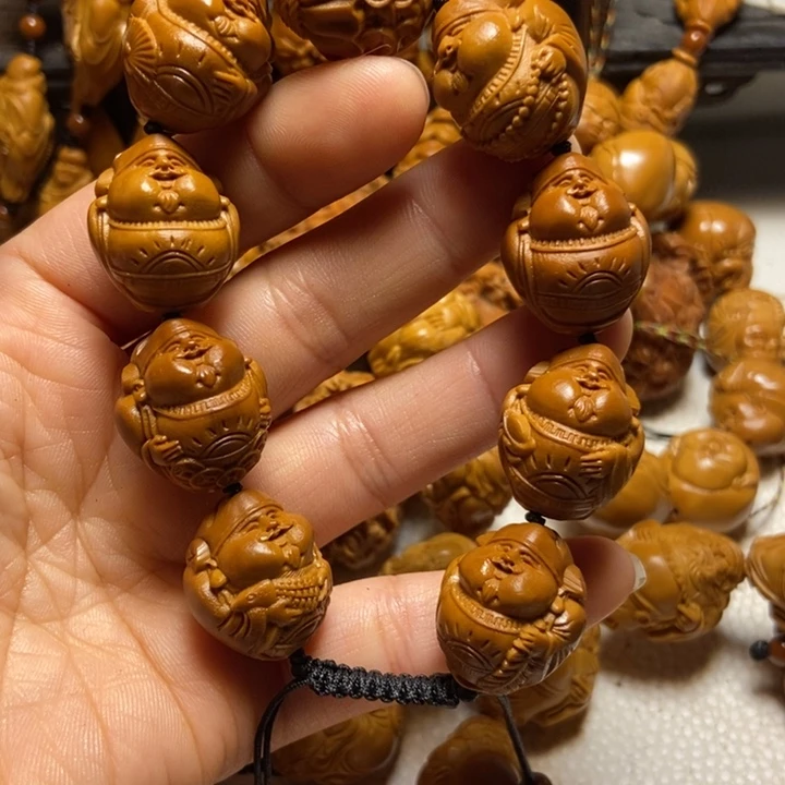 【闪购商品】橄榄核手串/手链?***?光面财神