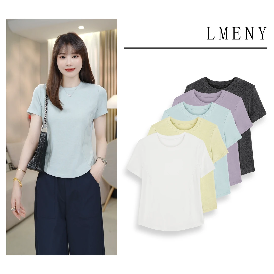 LMENY呼吸曲线~显瘦无骨公主线T恤25AT039
