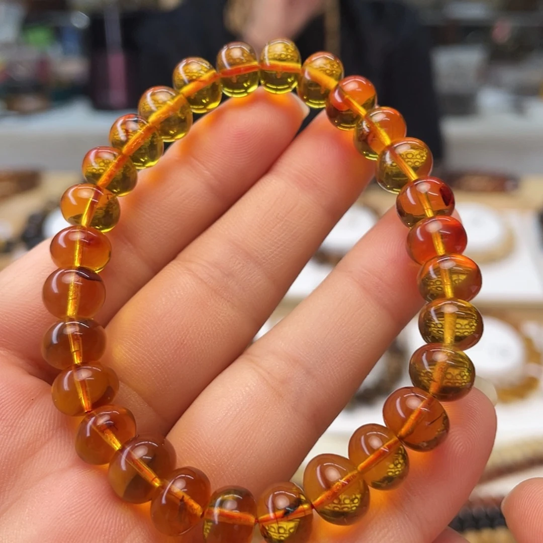 琥珀未镶嵌裸石九