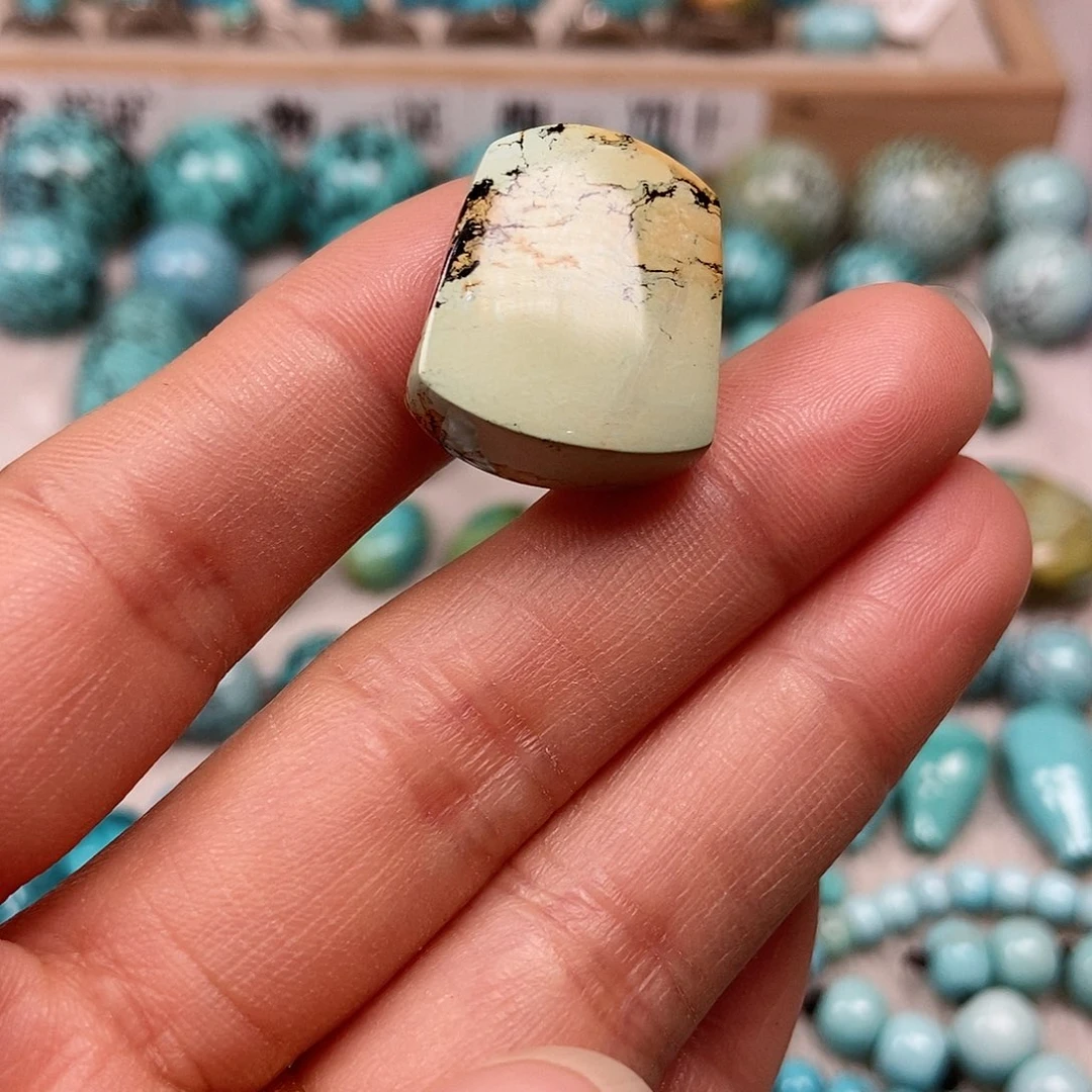 未镶嵌绿松石珠宝半成品