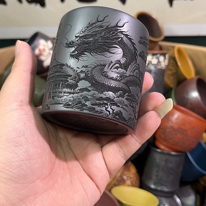 茶杯紫砂全手工紫砂主人杯