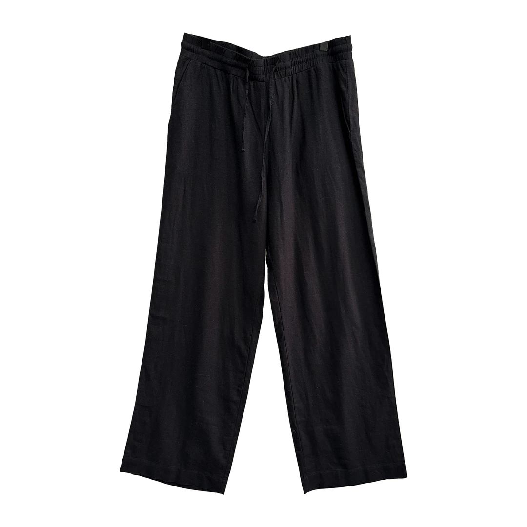 【亚麻长裤】休闲女士亚麻裤百搭欧若风#7406