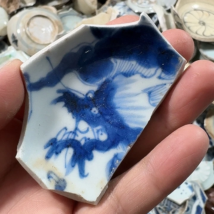 矿***野瓷片瓷片标本，顺丰包邮
